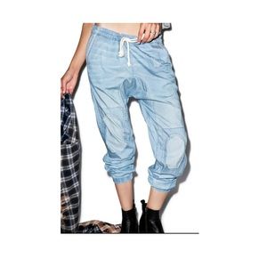 Wildfox denim joggers